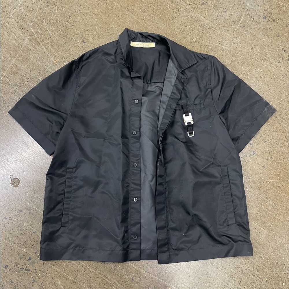 Alyx buckle nylon chemise black